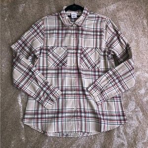Destined Tilly’s Plaid Boyfriend Button Up Shirt Large